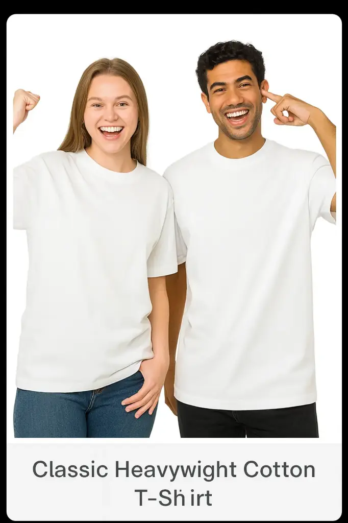 DT-5701- Classic Heavyweight Cotton T-Shirt