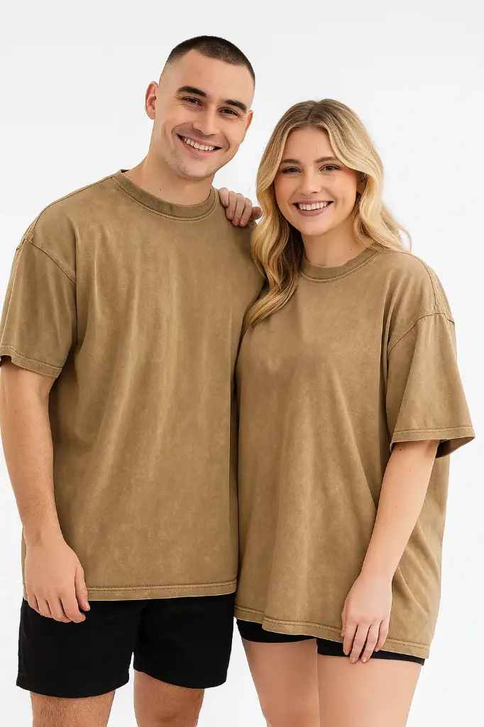 DT-5706- Vintage Washed Cotton T-Shirt